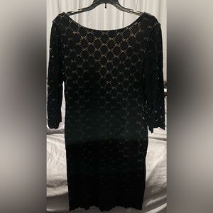 LBD • Social • Sophisticated • Illusion Polka dot • Bodycon • Figure hugging